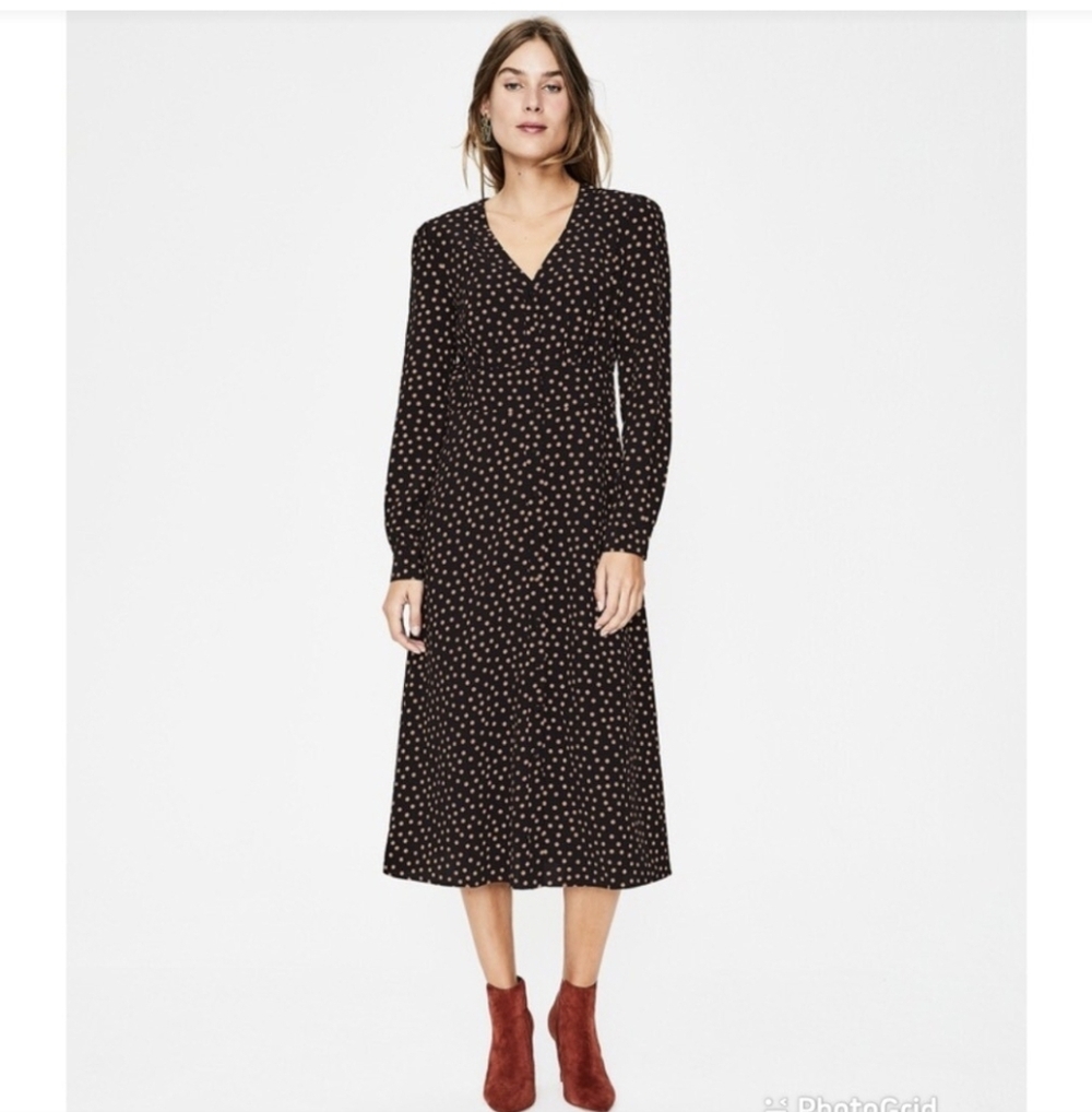 Boden Elsie Midi Dress Size 12L